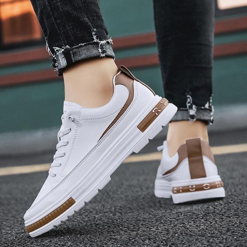 Men Casual Skateboard Shoes Spring Breathable Wear-resistant Sneakers Work Safty Shoe Fashion Youth Running Shoes Zapatos Hombre