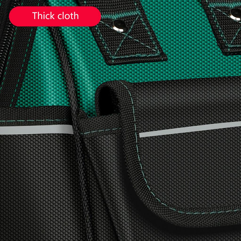 Heavy Duty Oxford Tool Bag Large Capacity Waterproof Durable Work Tote Pouch For Professional Repair Equipment Storage