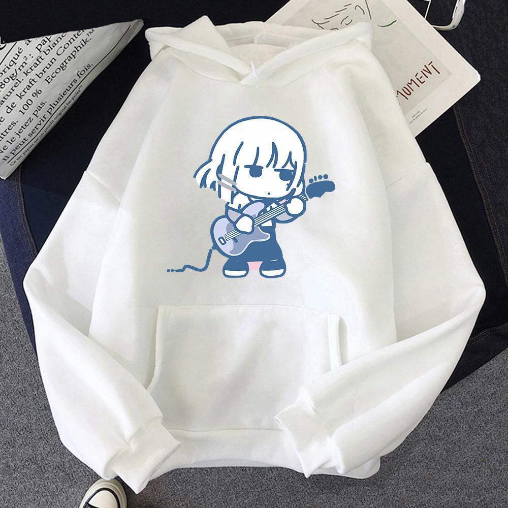 Bocchi The Rock Ryo Yamada Hoodie Women Aesthetic Anime Manga Hoodies Unisex Autumn Winter Cartoon Pullovers Sweatshirts Korea