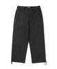 Ucla Unisex Retro Preppy Woven Wide Work Pants [Black] (Ub9Lp21)
