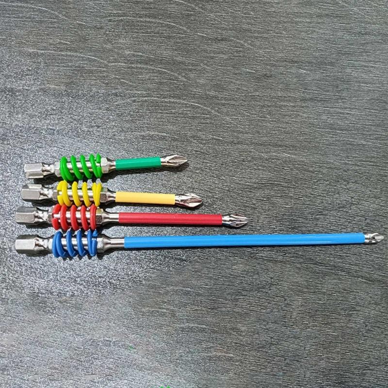 Magnetic Screwdriver Bits Crosses Head Alloy Steel Drill Bits for Various Screws in the Home and Professional Occasion