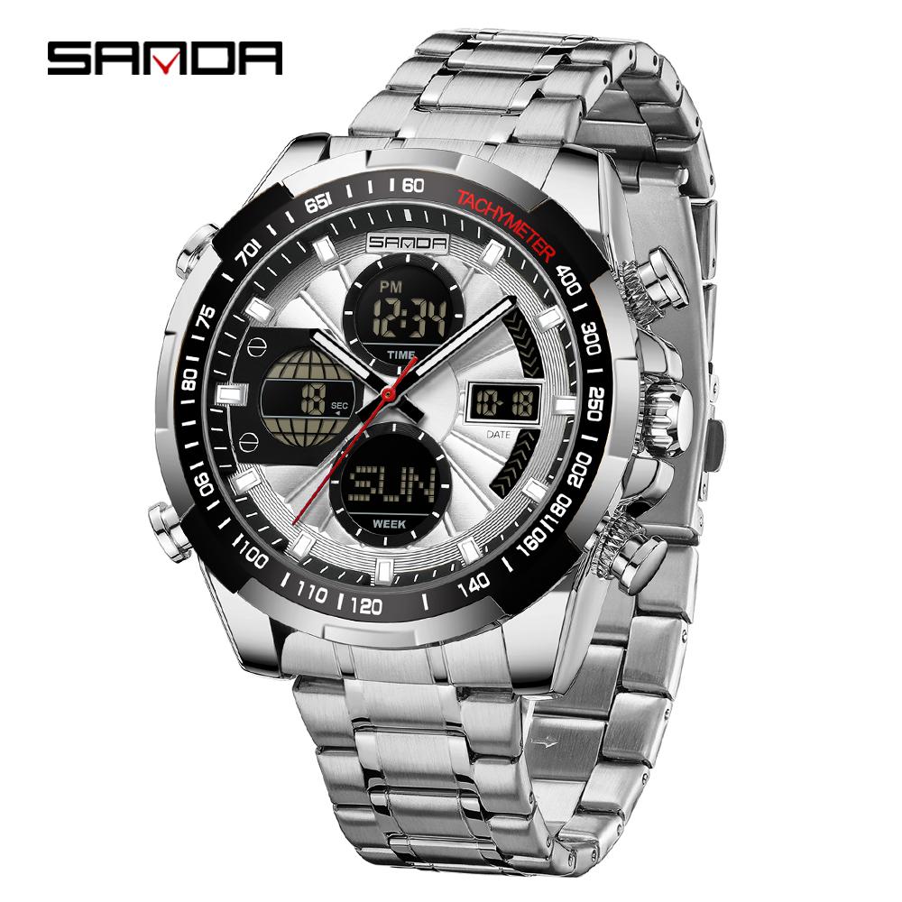 Digital LED Watch Men Sport Quartz Wristwatch Luxury Stopwatch Waterproof Male Electronic Clock