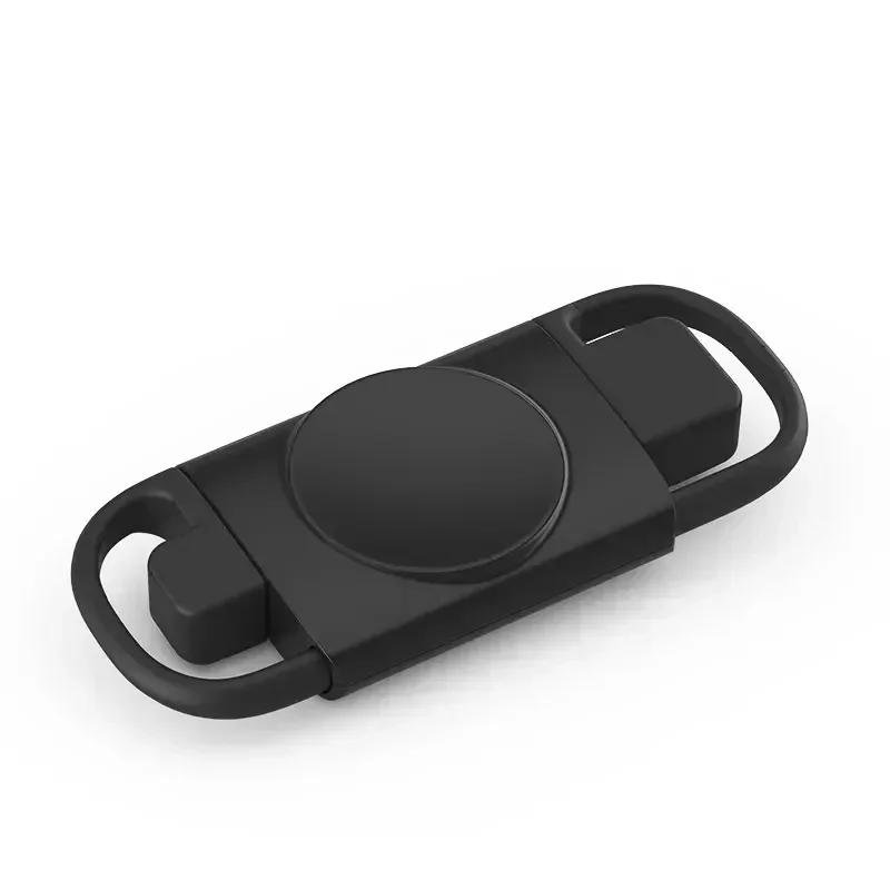 

Беспроводное зарядное устройство для смарт-часов с двумя разъемами USB/Type-C для Apple Watch Series iWatch 10 9 8 7 6 5 4 3 2 SE Ultra Быстрая зарядка чёрный