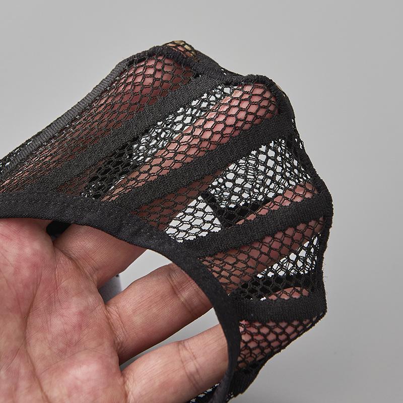 GTOPX Men's Low-Rise Mesh Ice Silk U-Convex Briefs