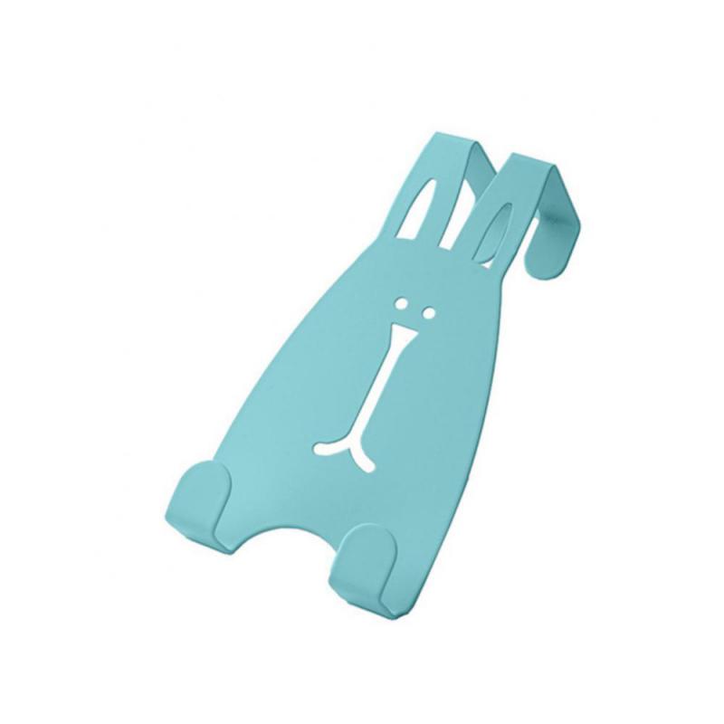 Convenient Cartoon Rabbit Door Back Hook Coat Hook Punch Free Durable Bedroom Kitchen Wardrobe Wall Hanger Not Damage Door