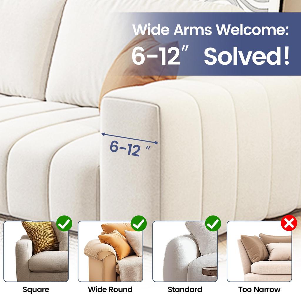 Silicone Sofa Armrest Tray Anti-Slip Organizer Creative Couch Cup Holder with Side Pockets for Drinks Phone Tablet