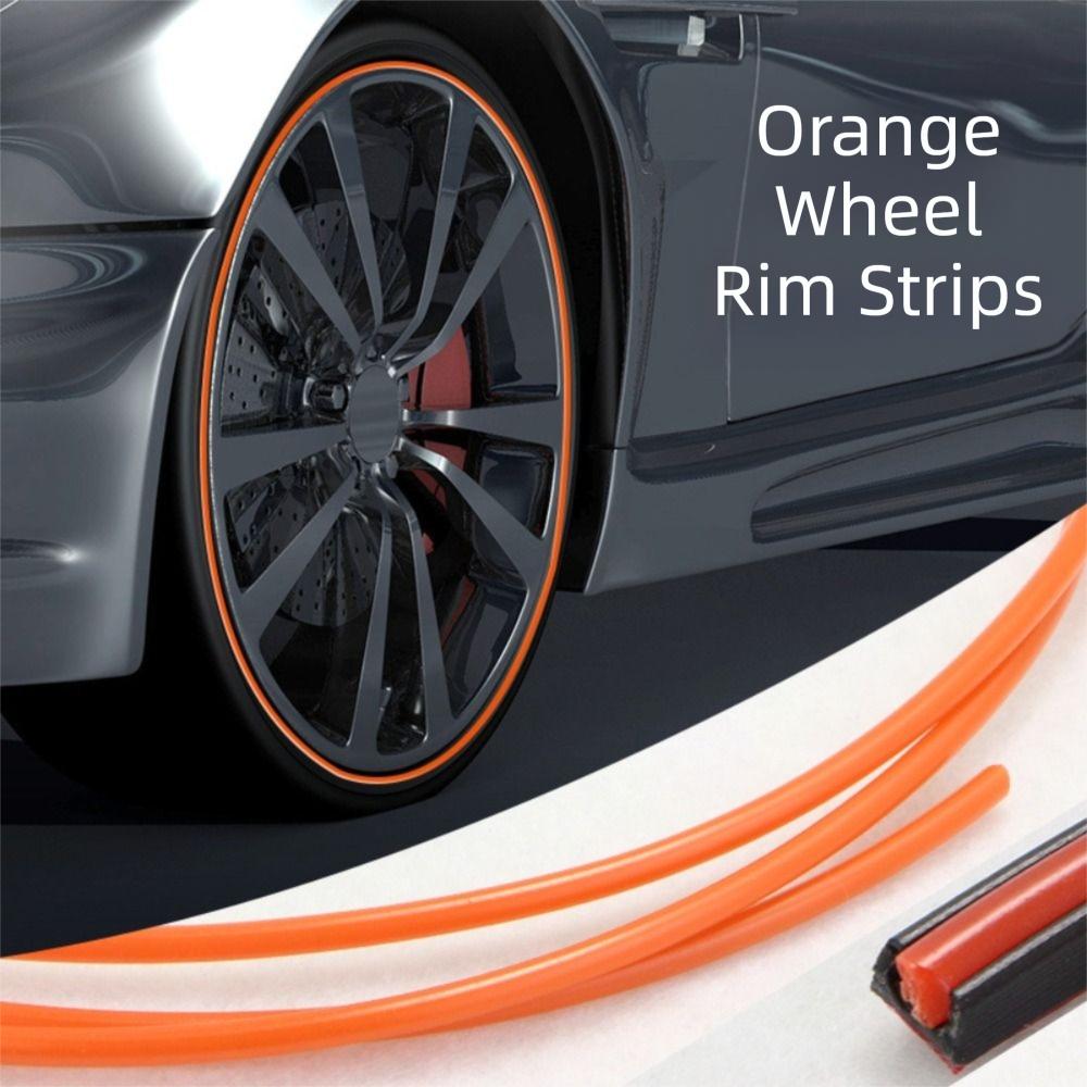 Anti-Scratch Wheel Hub Decorative Strip Full Rim Cover Tire Protective Ring  Tire Modification