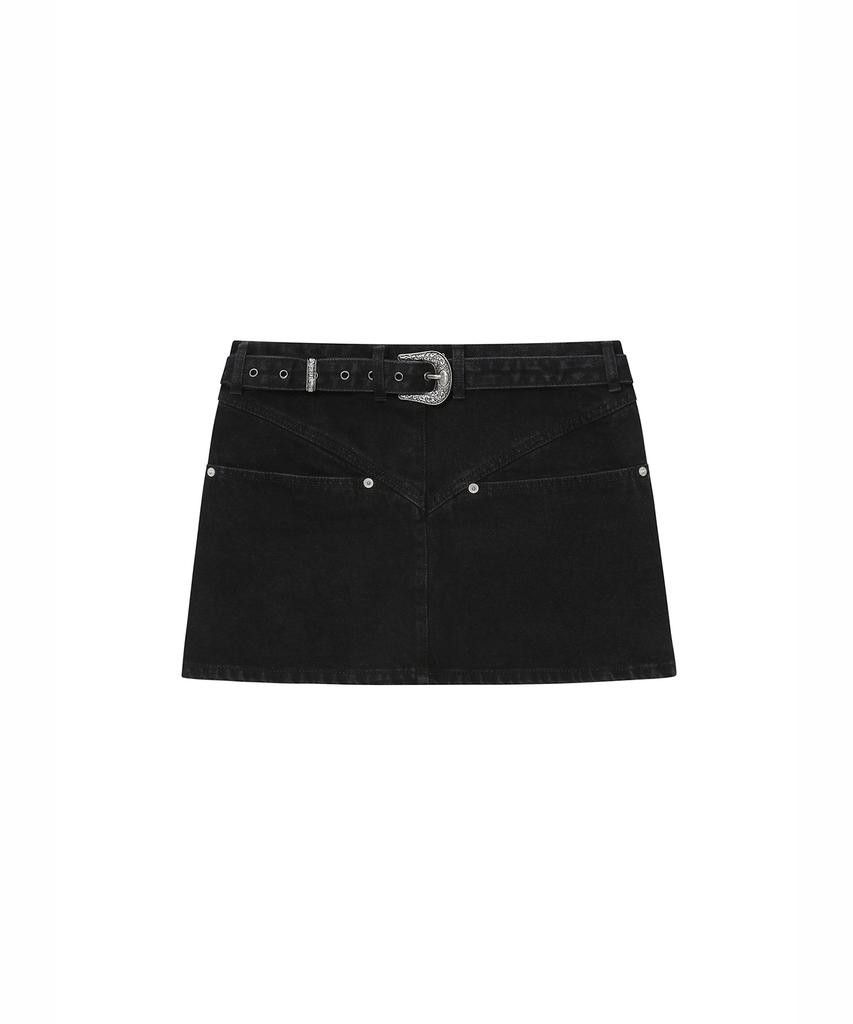 Tinsi Essential Back Belted Mini Skirt