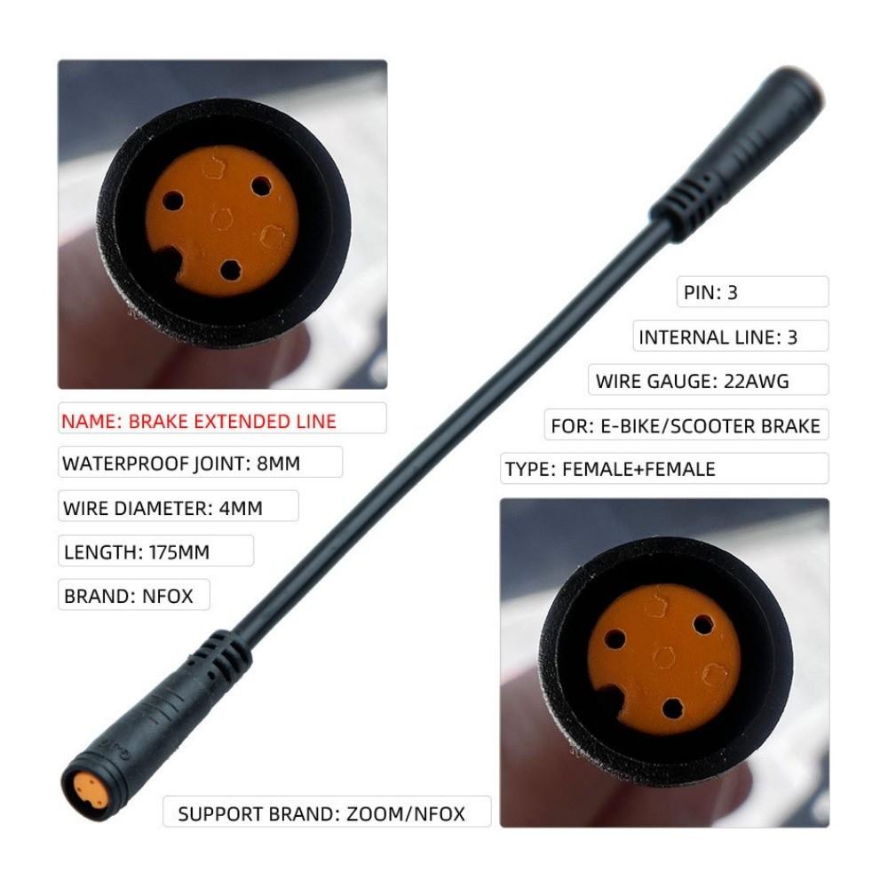 Metal Brake Broken Wire 2/3/4/5/6PIN E-bike Cable for Electric Scooter/for Bafang Motor