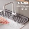 Foldable Silicone Faucet Mat Non-Slip Draining Pad Draining Mat Sink Splash Guard  Kitchen Sink