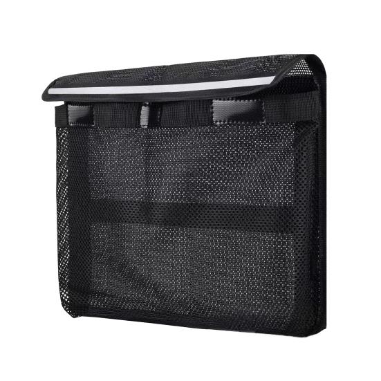 Boat Storage Bag Tear-Resistant Mesh Organizer Reflective Self-Adhesive Caddy for Gloves Tools Tackle Universal Ship Gear Holder