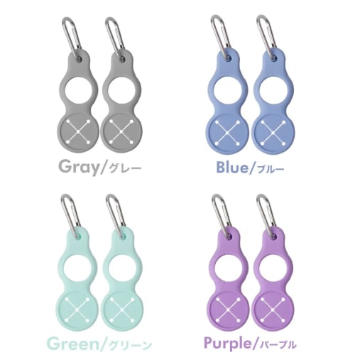 Prendre PET Bottle and Towel Holder Set of 2, Includes Carabiner, Perfect for Outdoor Activities, Mountaineering, Camping, and Leisure (Gray) PR-PETTO