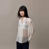 Calvin Klein Business Casual Minimalist Embroidered Lyocell Blend Draped Long Sleeve Shirt Women shirts 47F145G