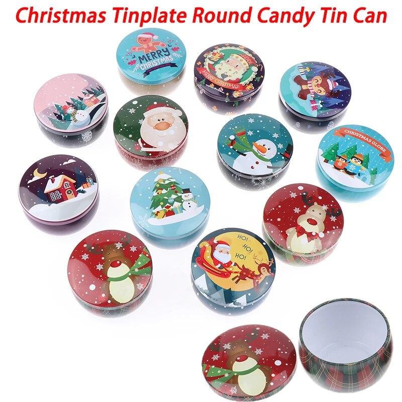 

Жесть, круглая консервная банка для конфет, банки для свечей с крышкой, контейнер для свечей, пустая коробка для рождественского печенья, конфет, подарочный чехол для хранения