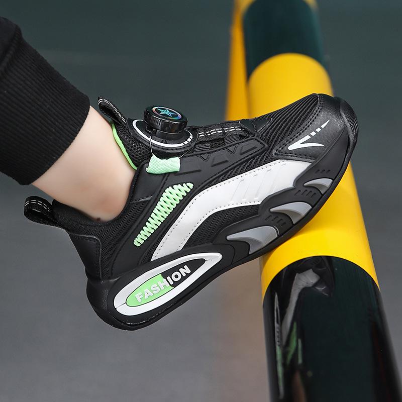 Tênis de Basquete de Malha Tendência para Meninos Adolescentes - Coleção Primavera/Verão 2025