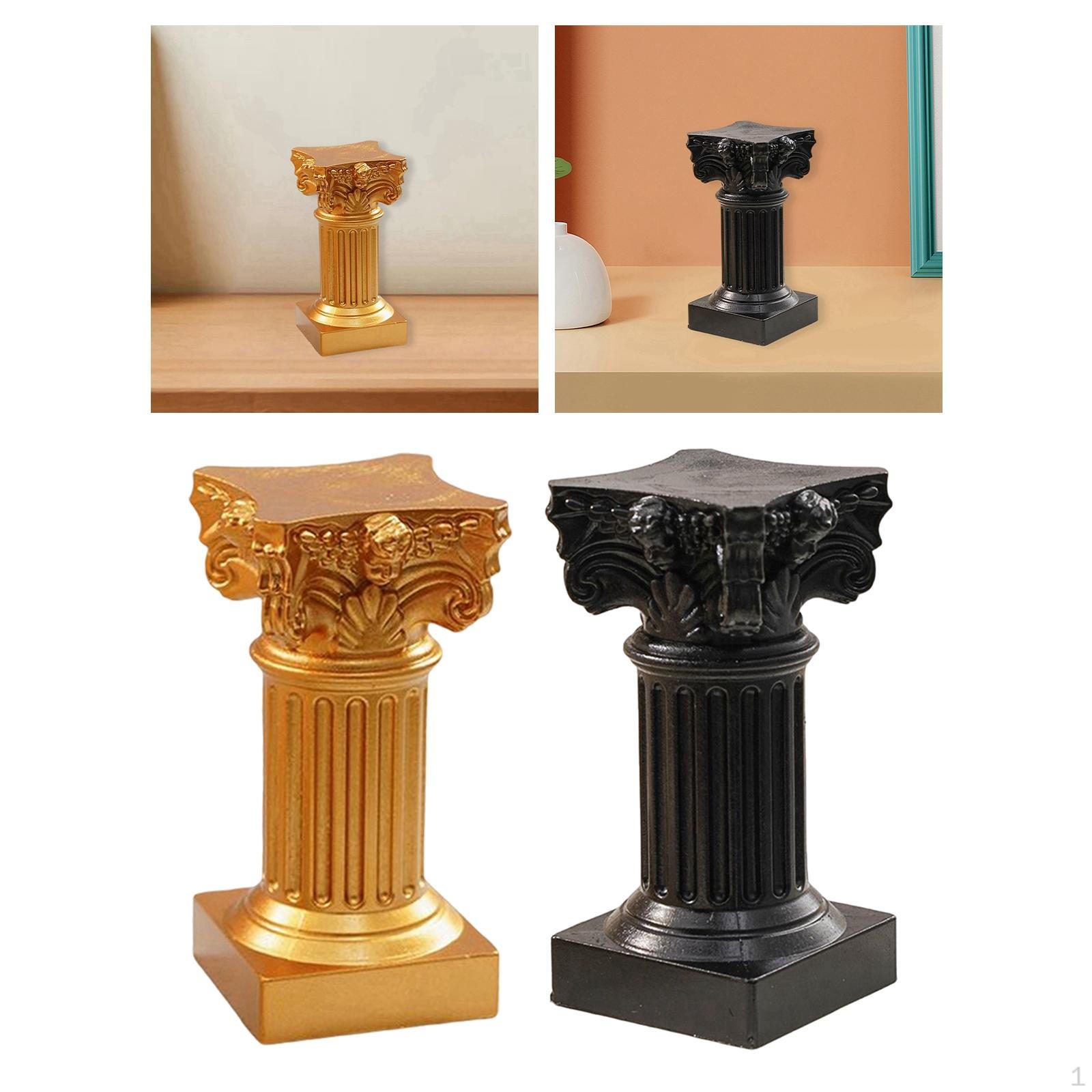 

2 штуки Статуя римской колонны Подставка-пьедестал Украшение для свадьбы Дома Кухни Сада Пейзаж