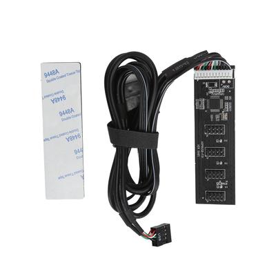 Hub Computer Mainboard USB2.0 9PIN To 4 Port 9PIN Interface Adapter Card Expansion HUB