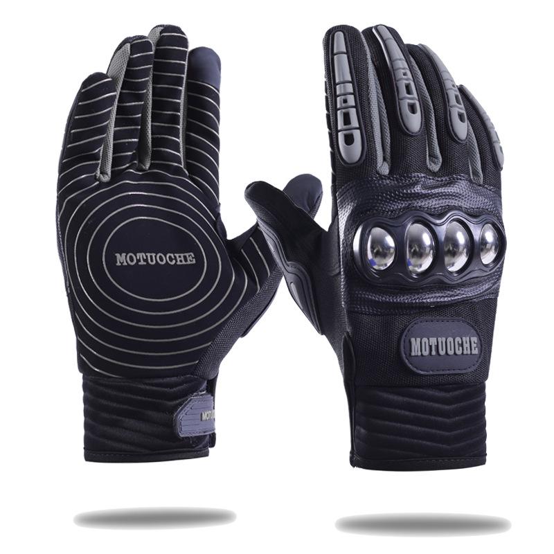 

Locomotive gloves mens outdoor sports full finger touch screen one size fits all чорний