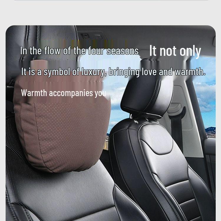 Universal Car Headrest & Lumbar Support Pillow Set - All Seasons 2025 New Maybach Seat Cushion