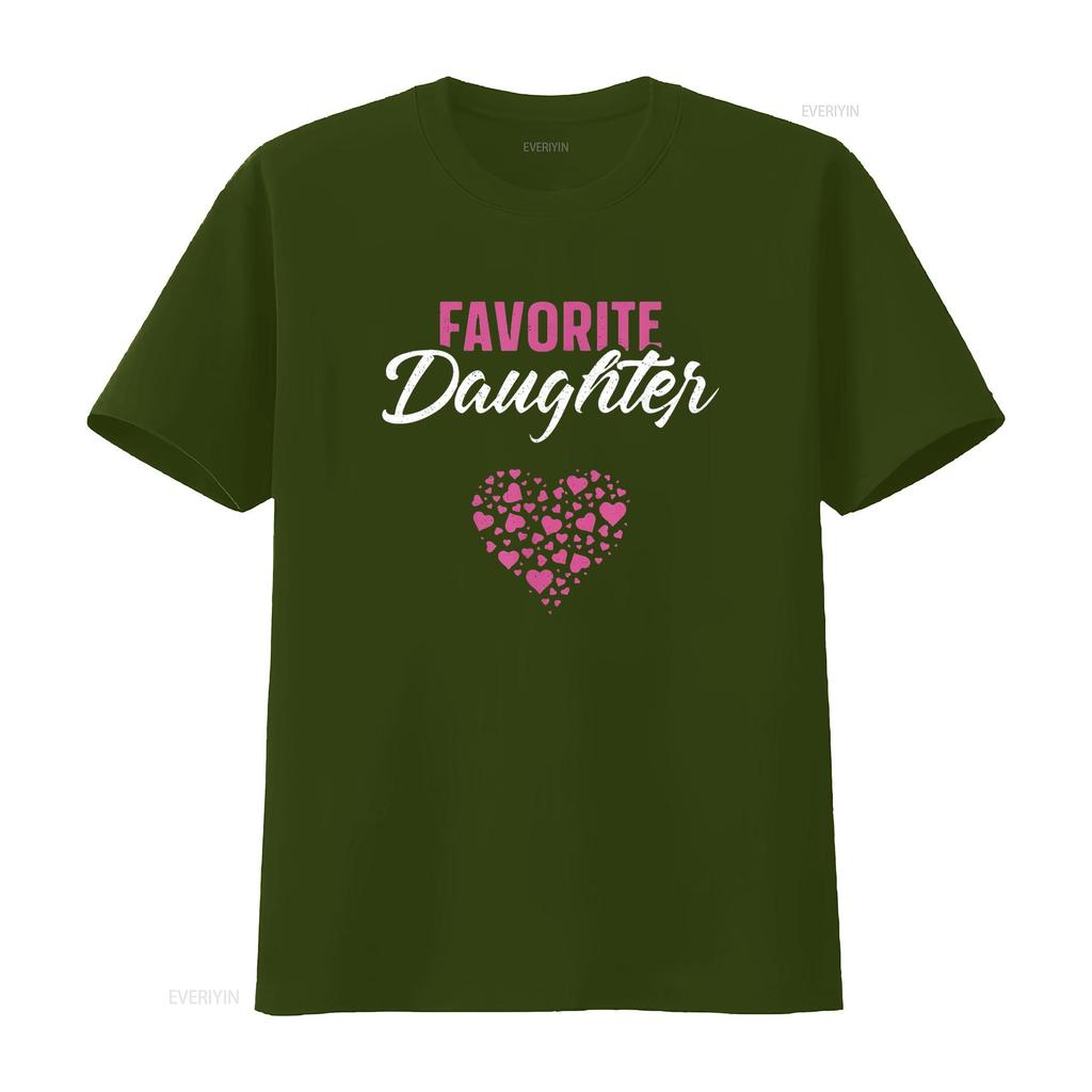 Favorite Daughter T Shirt For Her Mother s Father Day vintage Washed Breathable Unisex Soft fashion streetwear designer clothes