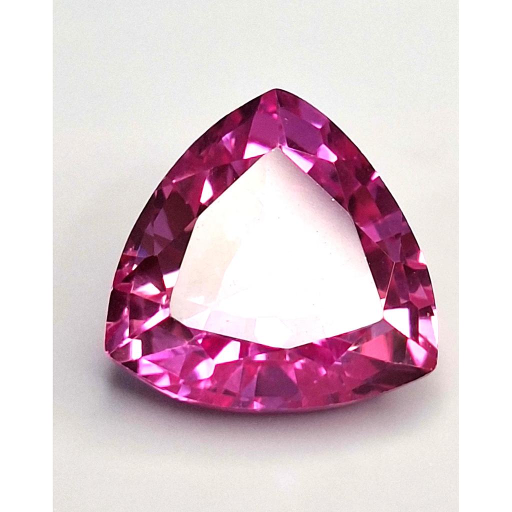 Fabulous Pink Sapphire Natural Trillion Cut 14-16 Ct Certified Loose Gemstone