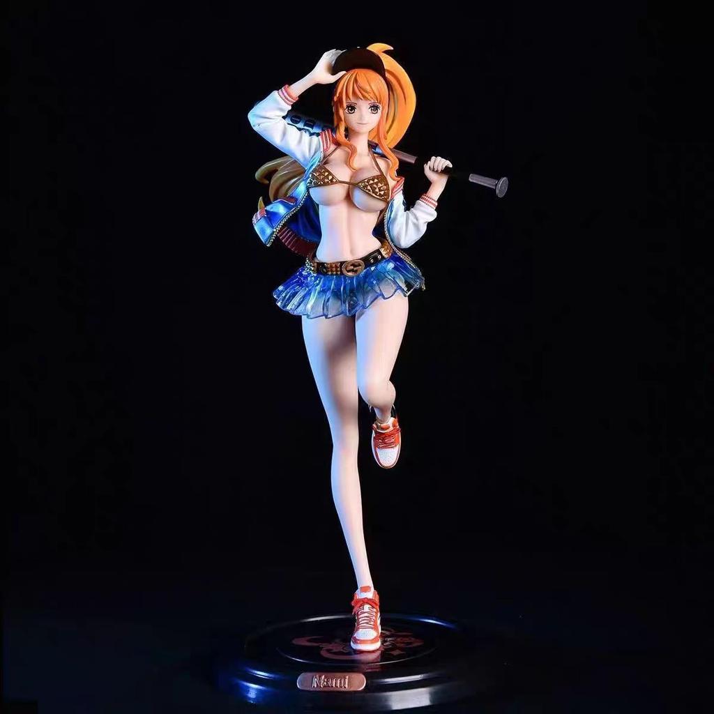 18cm One Piece Nami Anime Figure Thief Cat Nami Figurine Pvc Statue Model Dolls Collectible Room Ornament Children Toys Gifts