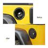 Car Door Gas Cap Fuel Filler Tank Cover With Lock For Jeep Wrangler TJ 1997-2006