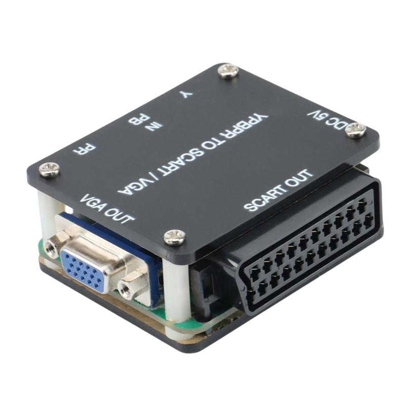 B03B-YUV TO RGBS YPBPR to SCART YPBPR TO VGA Component Transcoder Converter Game Console, RGBS to Color Difference Component