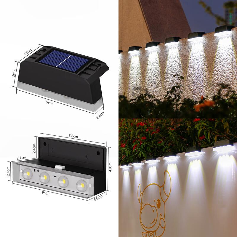 Waterproof 4-LED Garden & Stair Step Lights