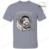 Axolotl-Gaming Anime Men's Women T-shirts Funny Graphic TShirt Tops  O Neck Short-sleeved Tops Summer Korean T Shirt Unisex Tees