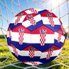 1pc 2026 Classic Flag Soccer Ball Size 5, Machine-stitched, Suitable for Practice Matches/tournament Training Sports, Lightweight and Durable. C7015