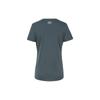 Under Armour Letter Logo Print Slim-Fit Short Sleeve T-Shirt Women Tops Grey 1377009-012