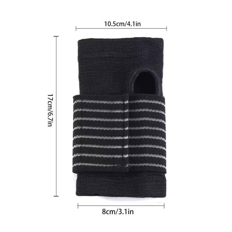 Adjustable Compression Palm Protector Gloves for Badminton, Basketball & Fitness - Adult, Wear-Resistant & Non-Slip.