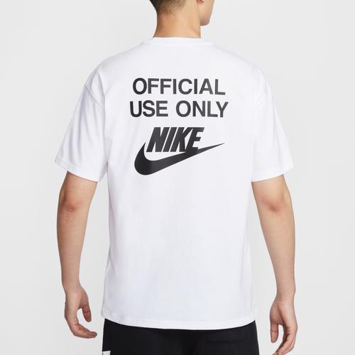 Nike Fashion Simple Pure White Short Sleeve T-Shirt for Men