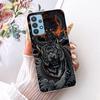 Cartoon Katze Drache Tiere Malerei Hülle für Samsung Galaxy A32 A33 5G 4G Rückseite Transparent Weiches TPU Silikon Handyhülle