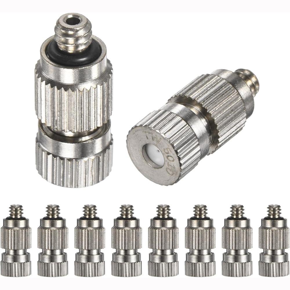 Brass Fog Spray Head 3/16 Inch Atomization Sprayer Durable Humidify Sprayer