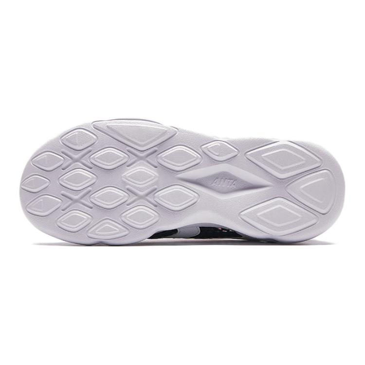 Anta Kids Comfortable Lightweight Non-Slip Shock Absorbing Low-Top Running Shoes Kids Running Shoes White Black Pink A322428821-1