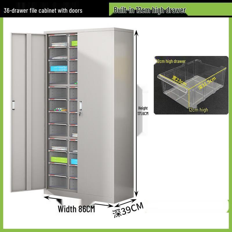36-Drawer Document File Cabinet with Door