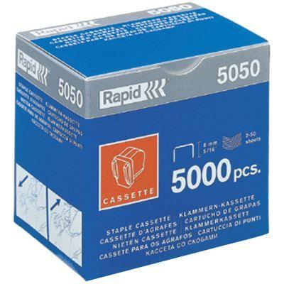 Agrafe - RAPID - 50-50 - Cassette De 5000 Agrafes - Idéale Pour Bureau - Haute Qualité