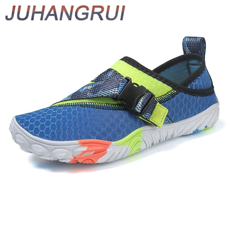 Parent-child Water Shoes Quick Dry Beach Barefoot Shoes Lightweight Sneakers Mens Hiking Surfing Boating Fishing Shoes Non-slip