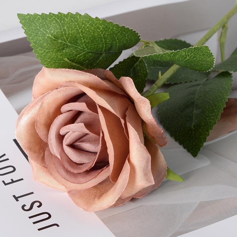 Artificial Silk Rose Bouquet for Wedding and Home Decoration