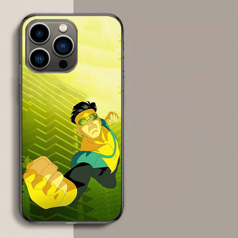 Cartoon Invincible Phone Case For Iphone 17 Air 15 Pro 14 Plus 16 Pro Max 17E 16E 12 13 Mini 11 Cover Cute Fundas