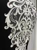 1Pce European Style Embroidered Lace Flower Patches DIY High-End Wedding Veil Sewing Accessories