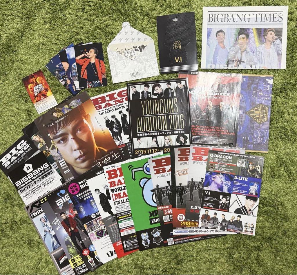 [USED] Bigbang Bigbang Fan Club Newsletter Flyer VIP Gift
