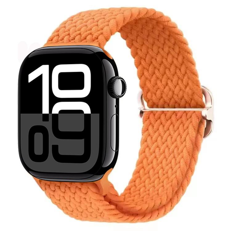 Nylon Braided Loop Band for Apple Watch Ultra/2 49mm 10 9 8 7 46mm 45mm 41mm 6 5 4 SE 44mm 40mm Elastic Strap for iWatch 3 42mm