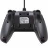 [Equipped with rapid fire/rear button] CYBER / Gyro controller wired type (for SWITCH) Black