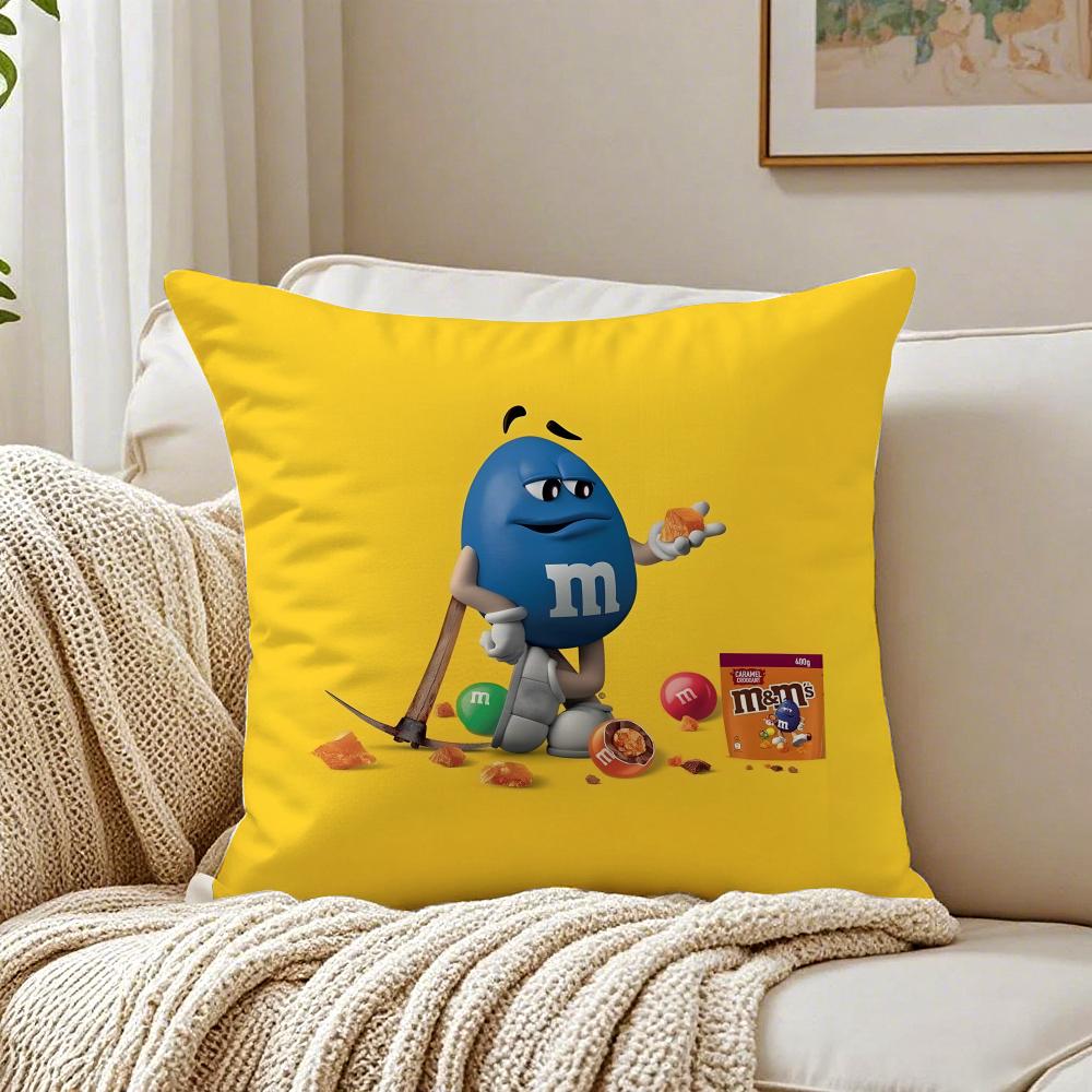brand playful MMs Cushion Cover Pillowcase Antidustmite living Room Sofa Decor Cushion Room
