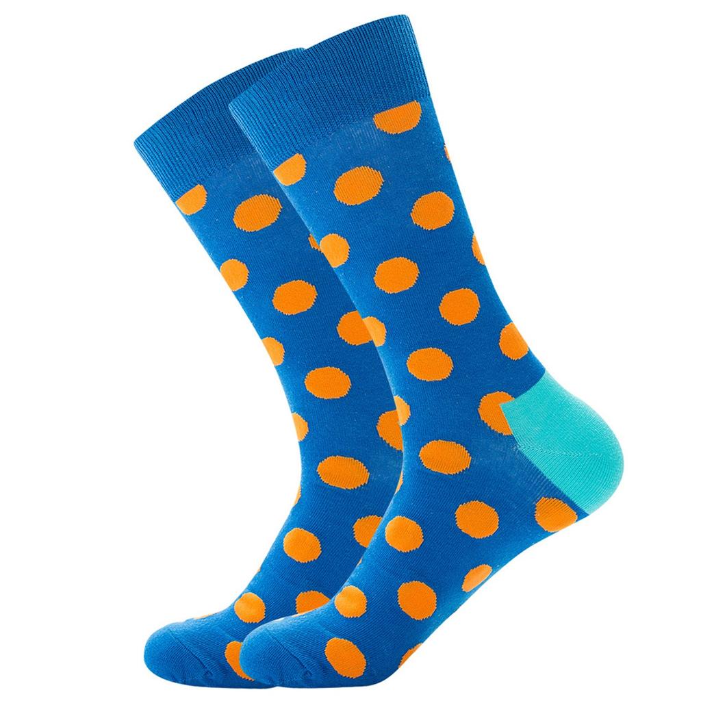 Women Dot Print  Cotton Vintage  Fashion Long Sock Comfortable Socks