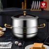 NORTON 30CM Multifunction 304 Stainless Steel Steamer Pot