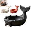 Decorative Key Bowl 3D Printed Mermaid Tail Jewelry Tray with Starfish Design for Rings Earrings and Cute Shell Keys Ocean Style Storage Tray